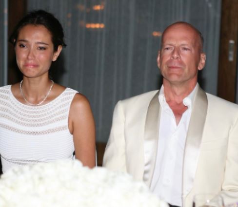 Evelyn Penn Willis parents Bruce Willis and Emma Heming Willis on their big day
